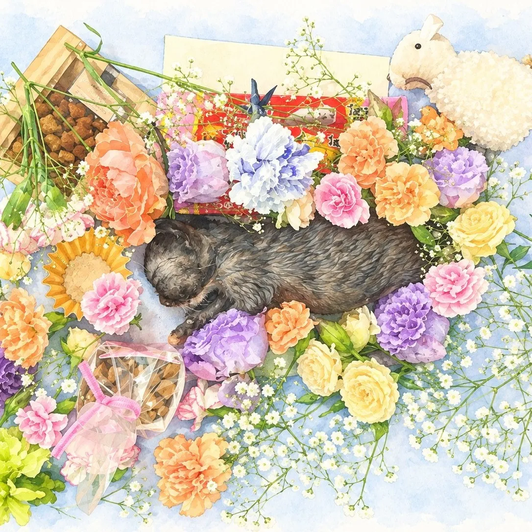 たった3週間で虹の橋を渡った子猫の思い出を共有したいと思いま...